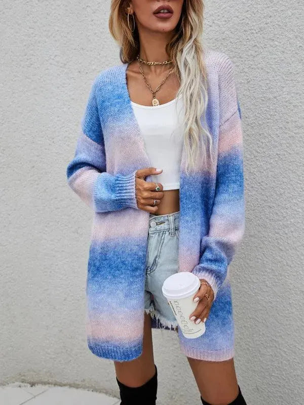 Drune | Tie Dye Damen Strickjacke Pullover