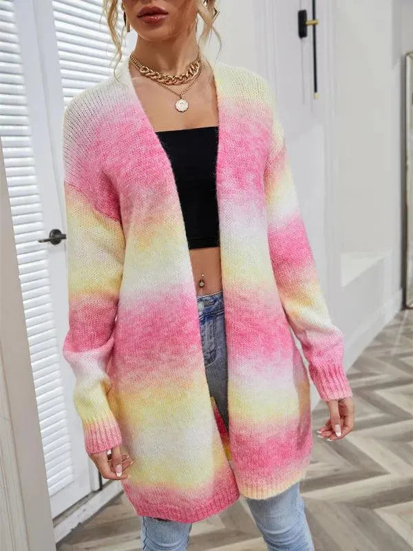 Drune | Tie Dye Damen Strickjacke Pullover