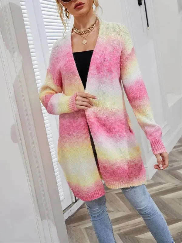 Drune | Tie Dye Damen Strickjacke Pullover