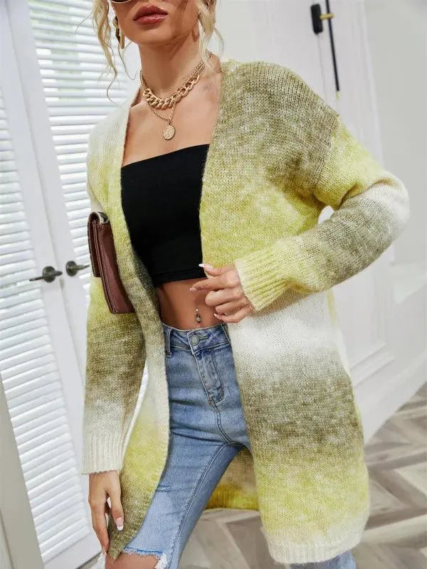 Drune | Tie Dye Damen Strickjacke Pullover