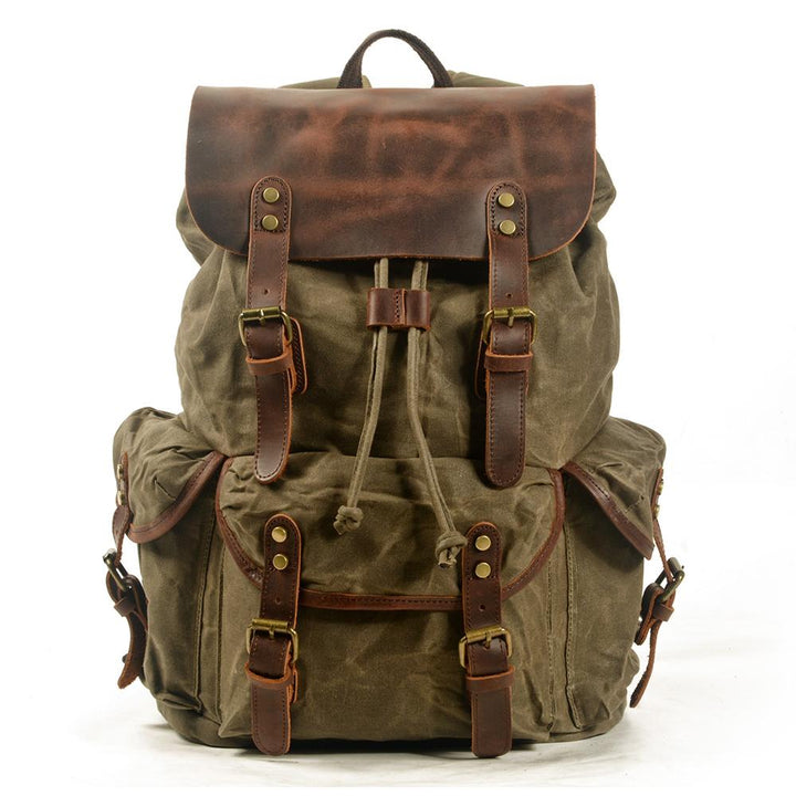 Drune | Canvas Leder Rucksack - Nachhaltig und stilvoll für den täglichen Gebrauch