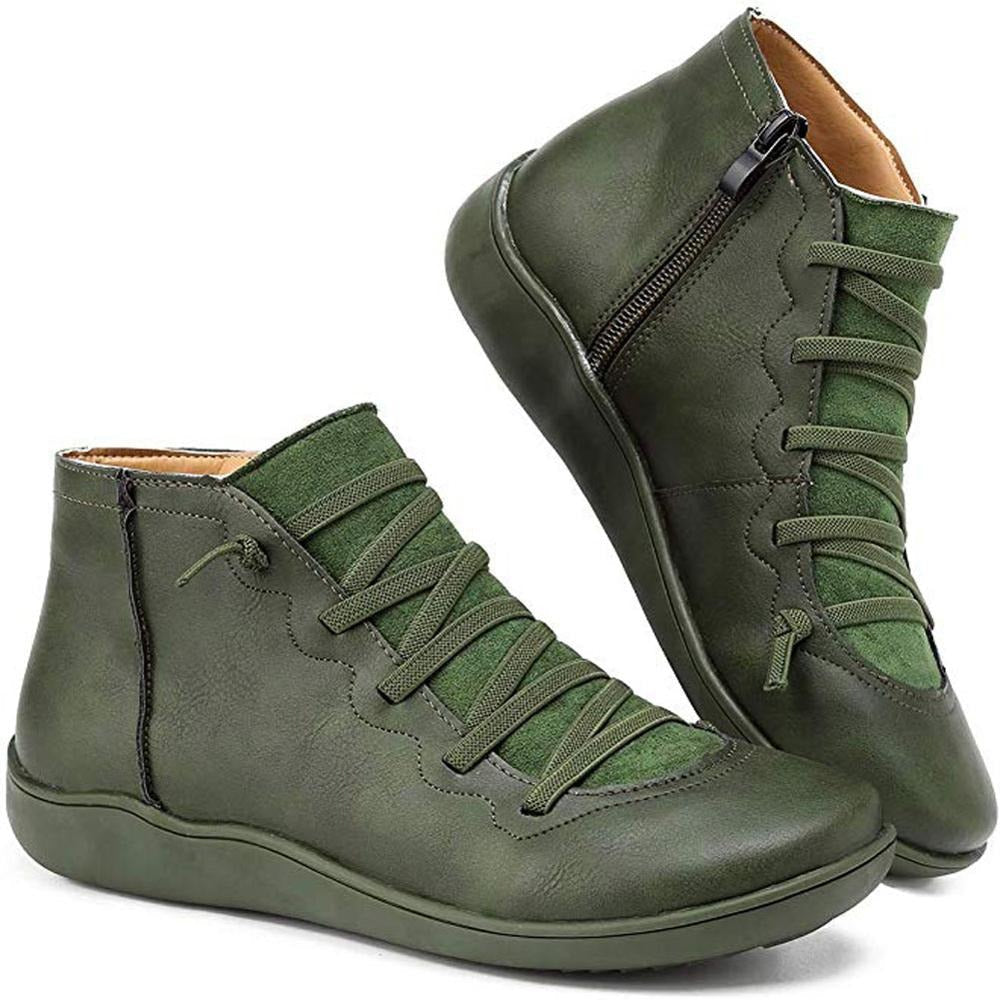 Drune | Fake-Leder Stiefeletten Für Einen Modischen Look