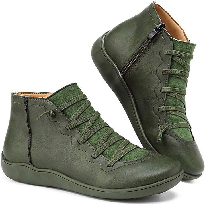 Drune | Fake-Leder Stiefeletten Für Einen Modischen Look
