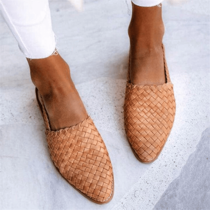 Drune | Edle Geflochtene Ballerinas