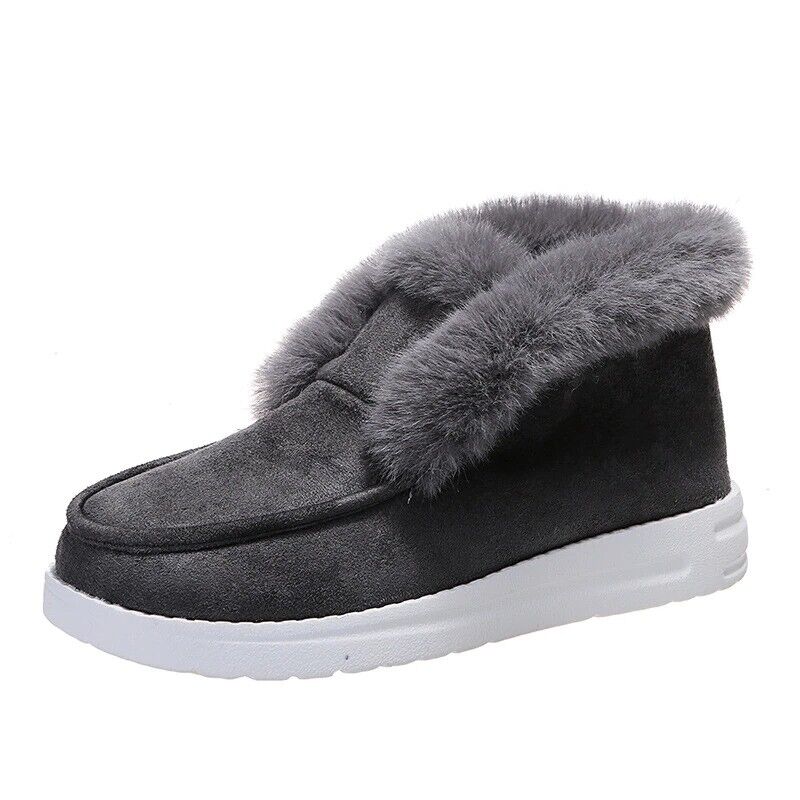 Drune | Winter Mokassins - Wildleder Slip-On Mokassins mit Fellfutter