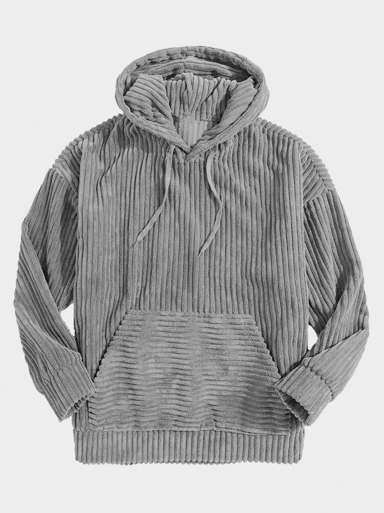 Drune | Corduroy Komfort Hoodie Sweatshirt