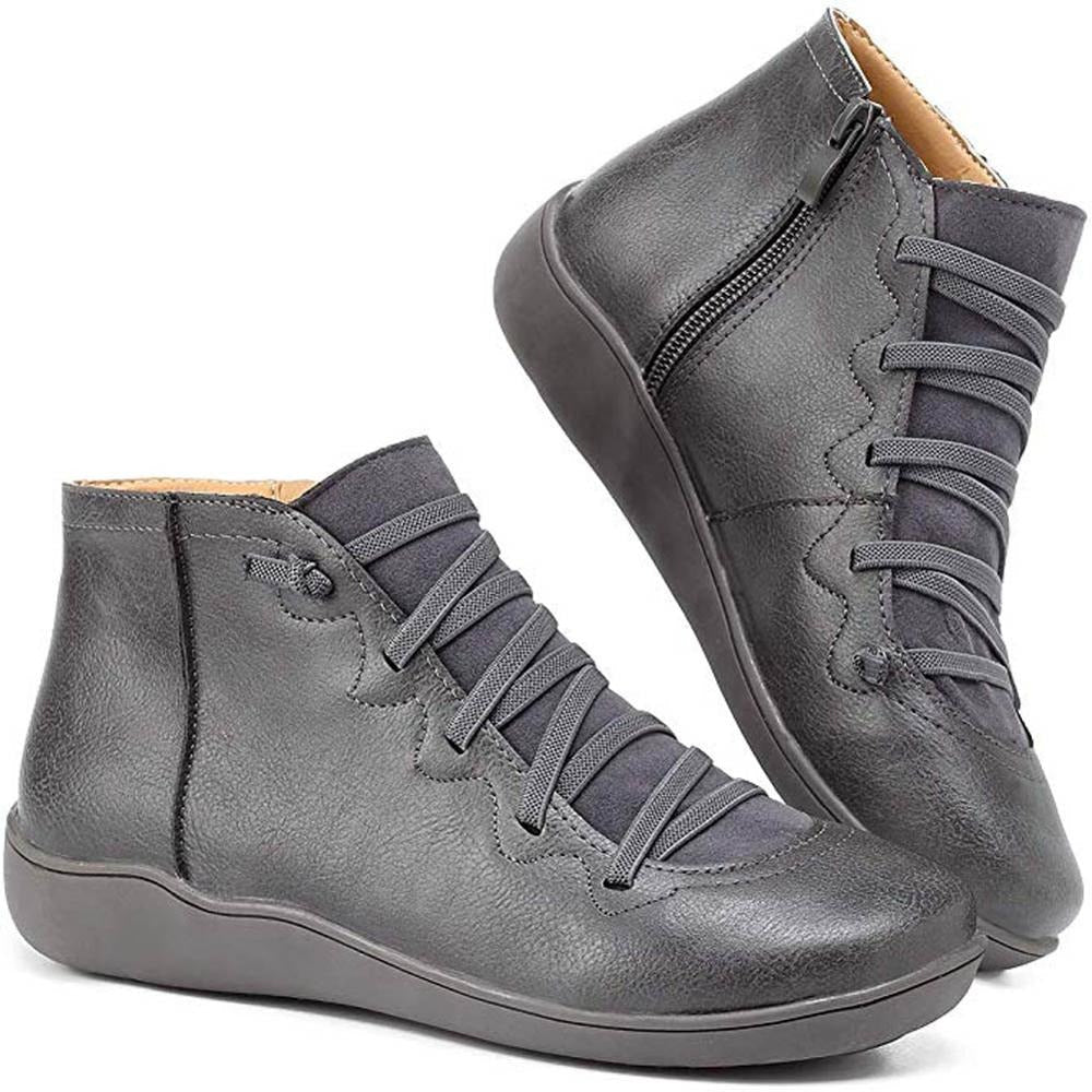 Drune | Fake-Leder Stiefeletten Für Einen Modischen Look