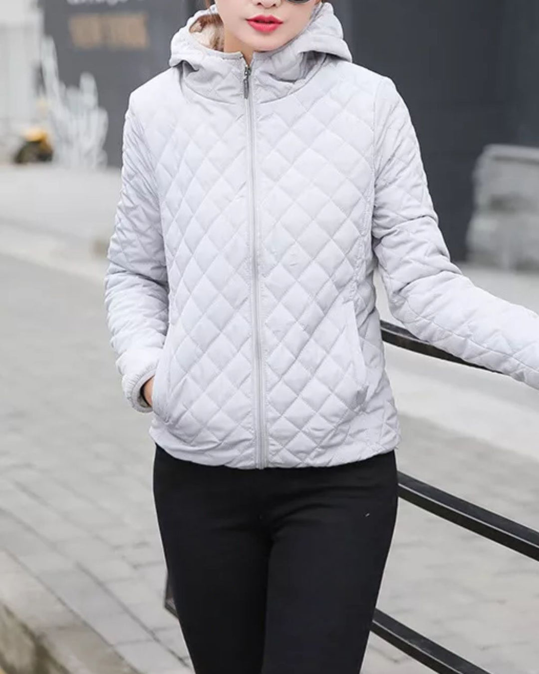 Drune | Armeegrüne Stylische Winterjacke
