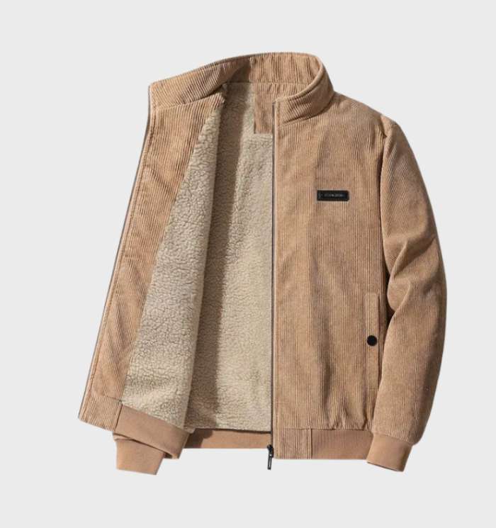 Drune | Freizeitjacke aus Cord mit Fleece-Futter