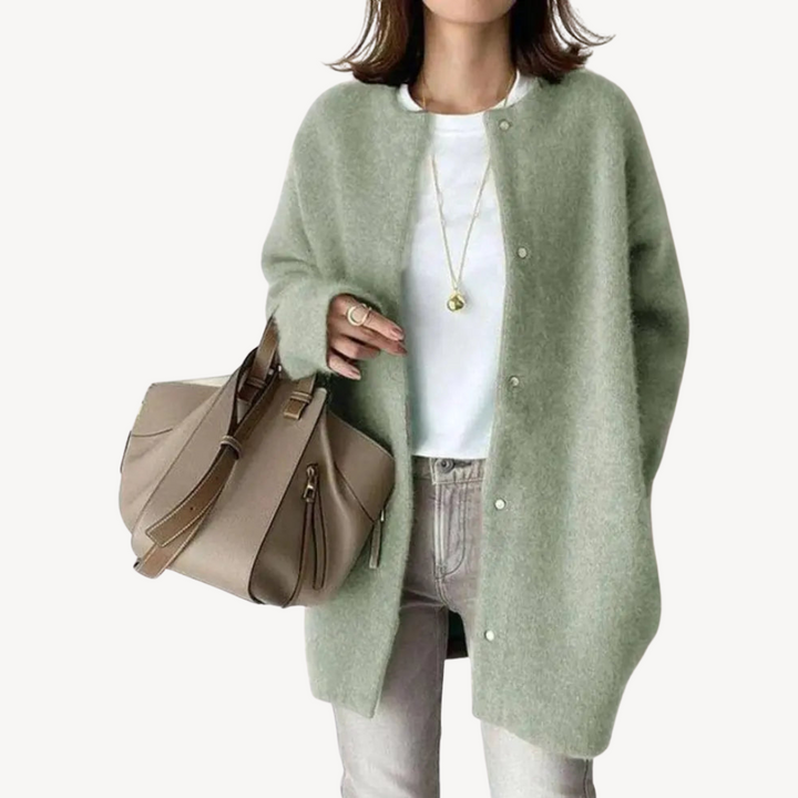 Drune | Button-Down Wollcardigan für Damen