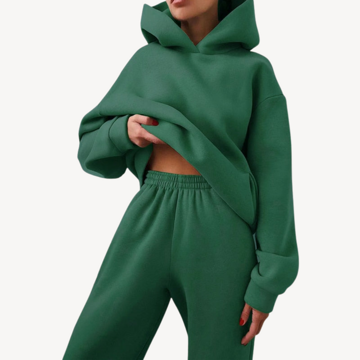 Drune | Oversized Hoodie und Jogger Set für Frauen
