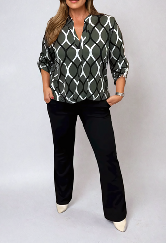 Drune | Bluse mit Leichter und Eleganter Passform