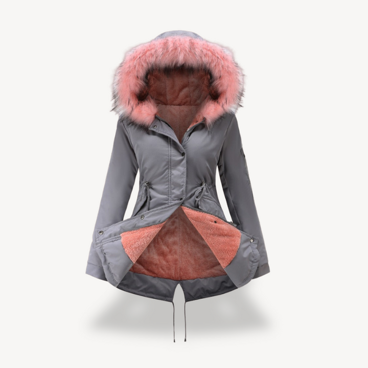 Drune | Damen Kunstfell Kapuzenparka Jacke