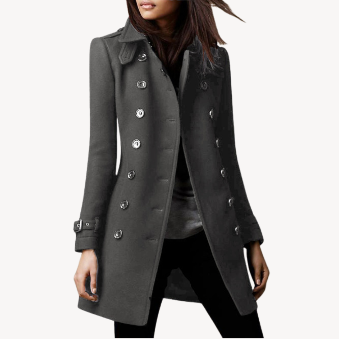 Drune | Damen Woll Peacoat