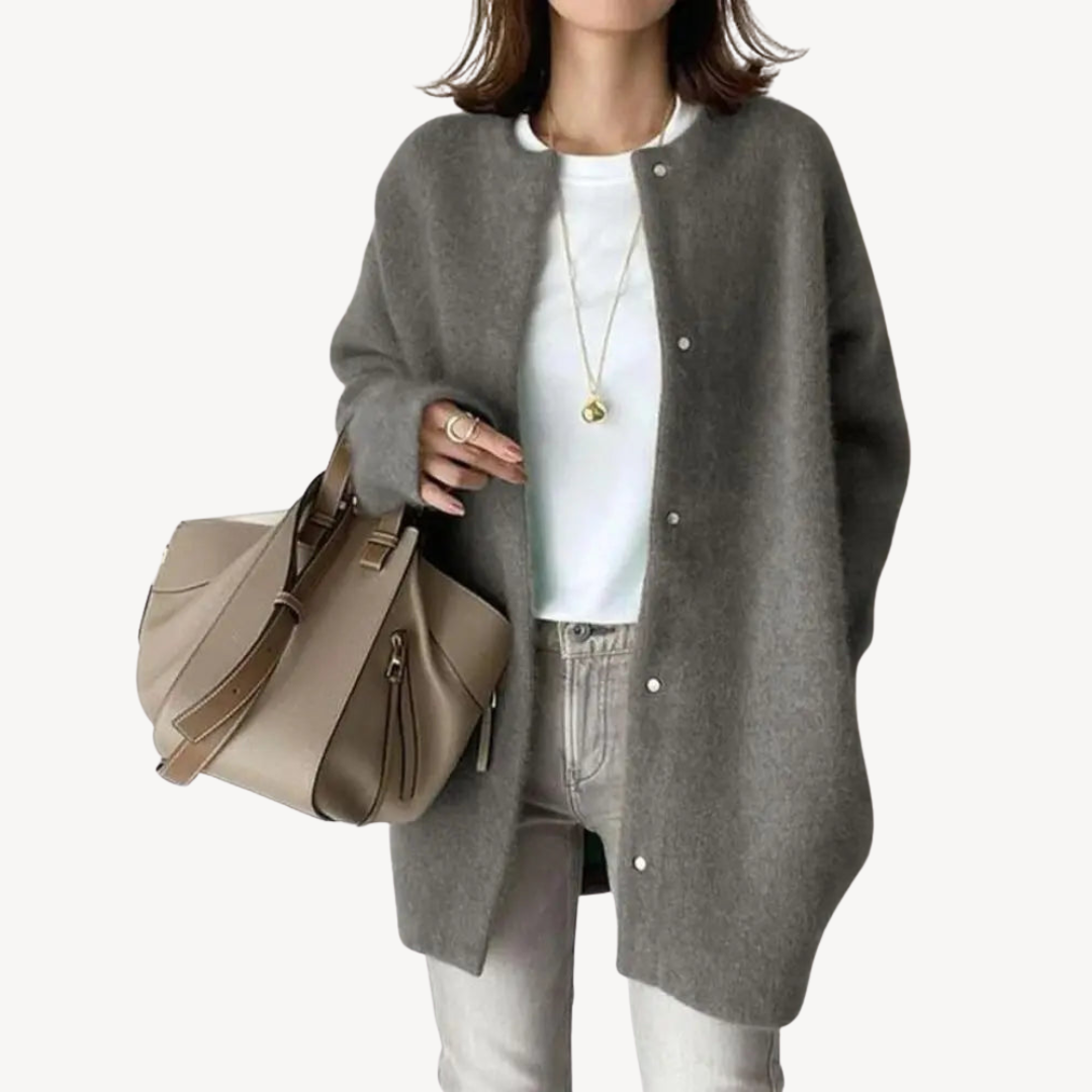 Drune | Button-Down Wollcardigan für Damen