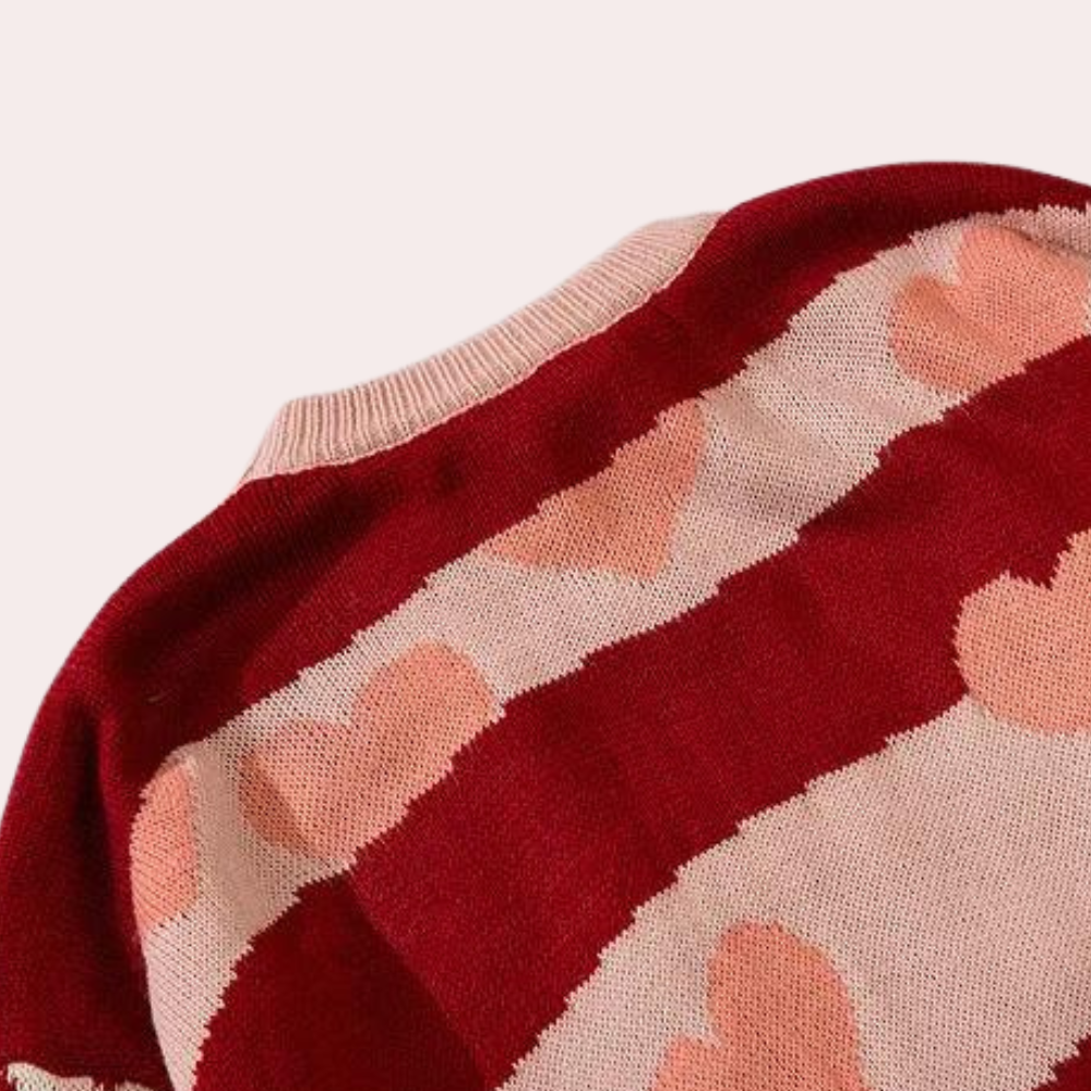 Drune | Herrenpullover in Rot
