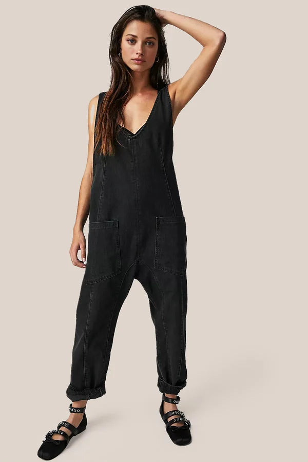 Drune | Lässiger Denim-Overall