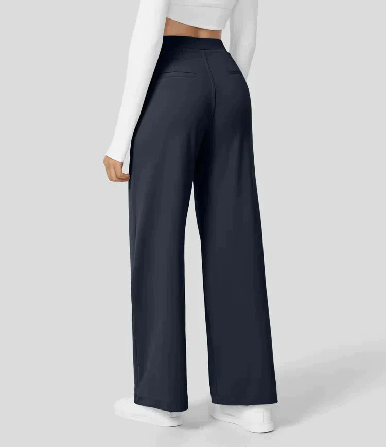 Drune | Damenhose mit weitem Bein - High Waist, Business & Casual geeignet