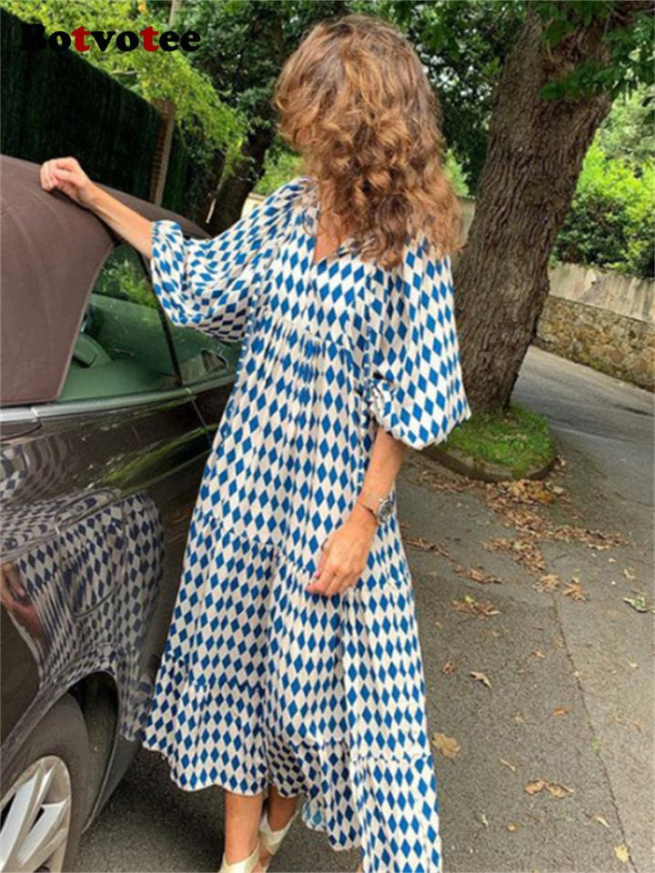 Drune | Retro Print Kleid