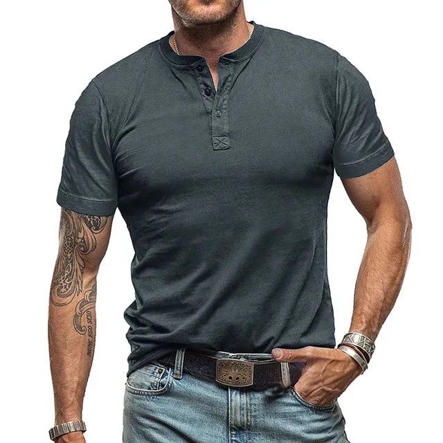 Drune | Herren Warm Sommer T-Shirt