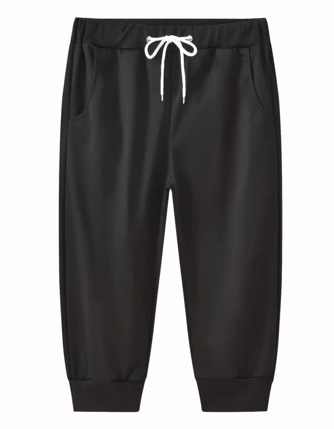 Drune | Herren 3/4 Jogginghose Schwarz