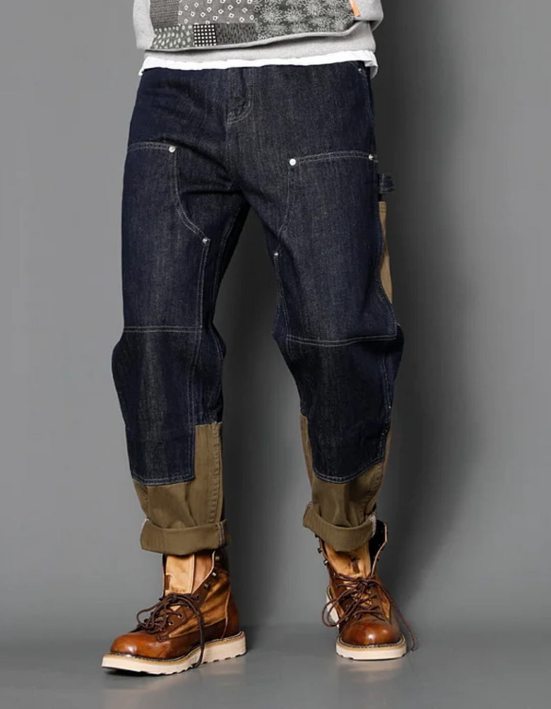 Drune | Herren Baggy Jeans Bequeme