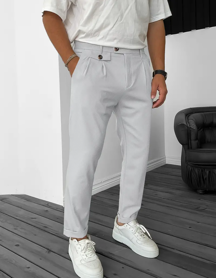Drune | Herren Bequeme Hose Schwarz