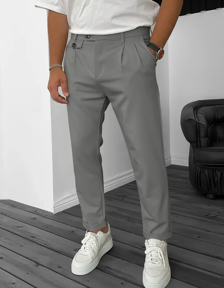 Drune | Herren Bequeme Hose Schwarz