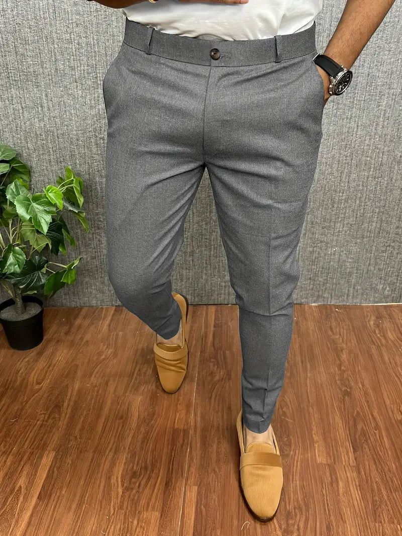 Drune | Herren Chino Hose Beige Stoffhose