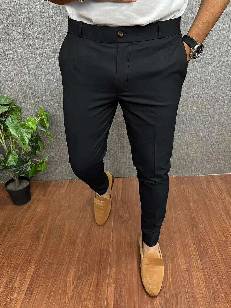 Drune | Herren Chino Hose Beige Stoffhose