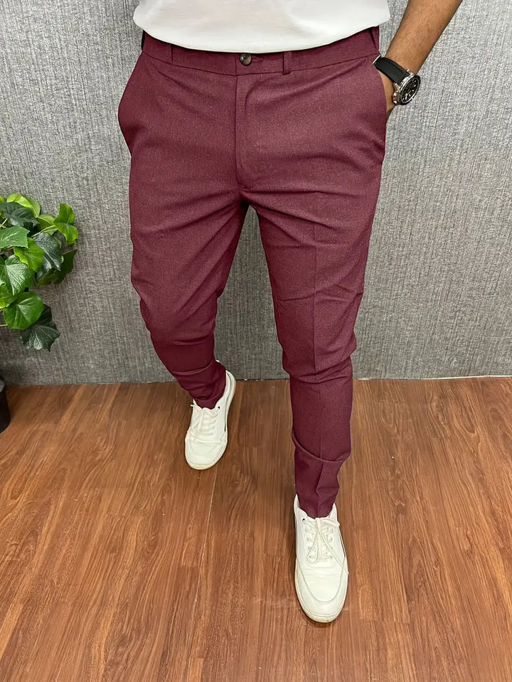 Drune | Herren Chino Hose Beige Stoffhose