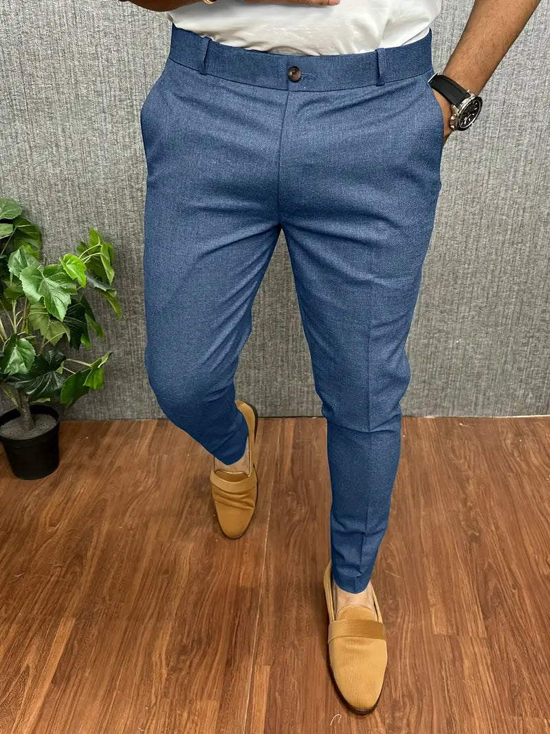 Drune | Herren Chino Hose Beige Stoffhose