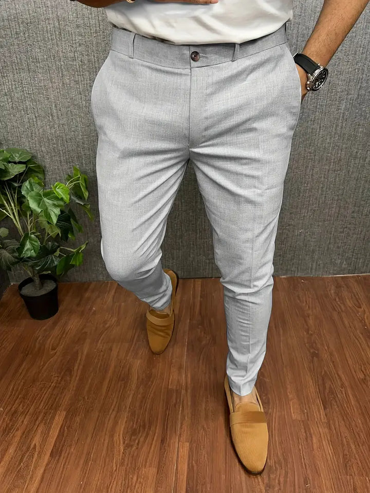 Drune | Herren Chino Hose Beige Stoffhose