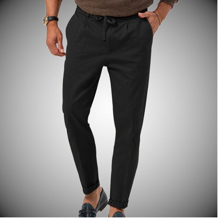 Drune | Herren Chino Hose Weiß Stoffhose