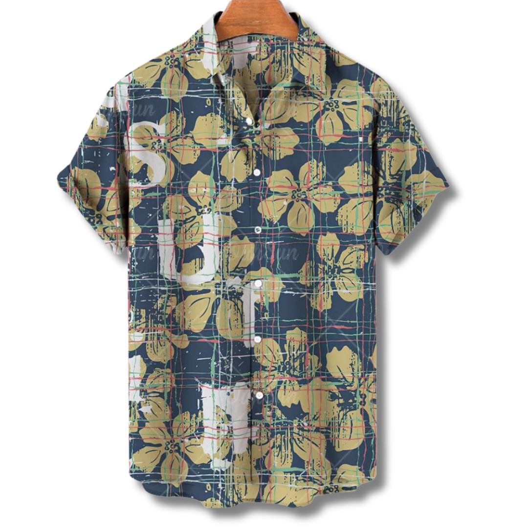 Drune | Herren Hawaii Hemd Kurzarm