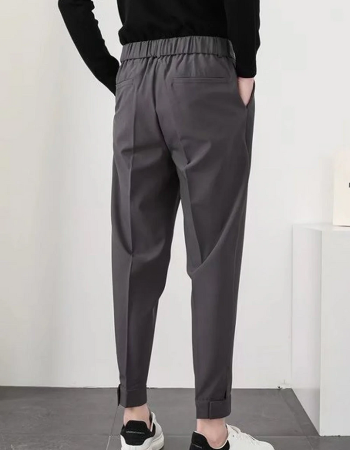 Drune | Herren High-waist Hose Bequeme