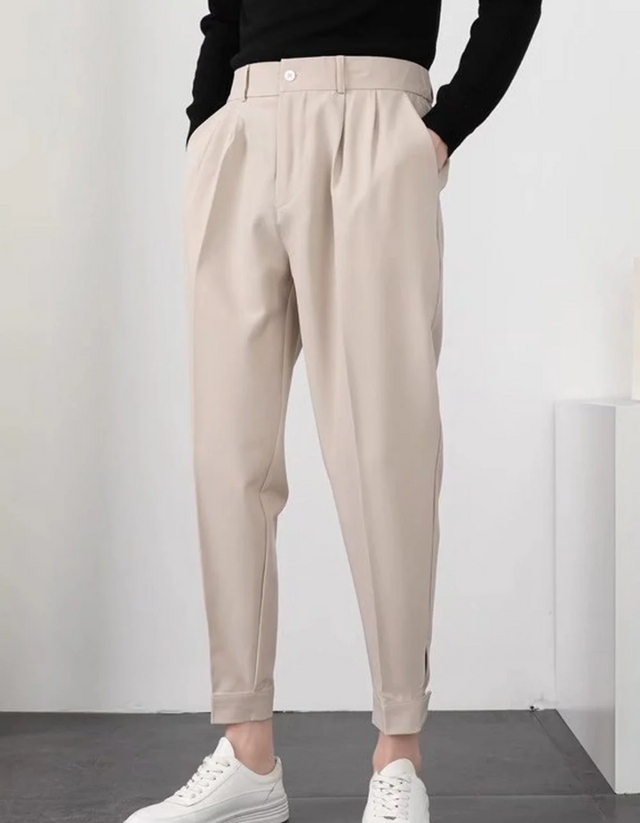 Drune | Herren High-waist Hose Bequeme