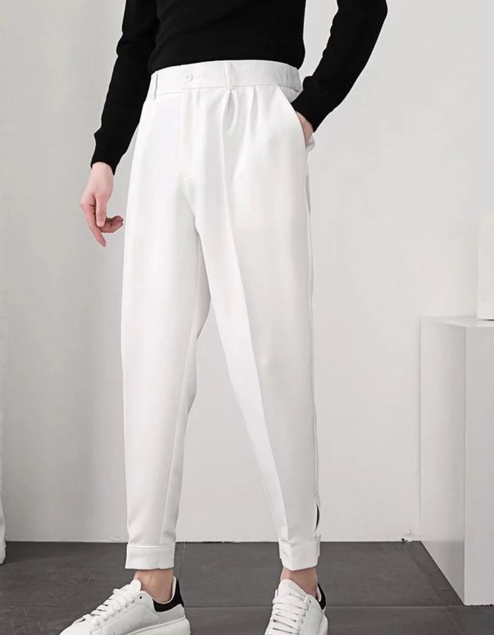 Drune | Herren High-waist Hose Bequeme