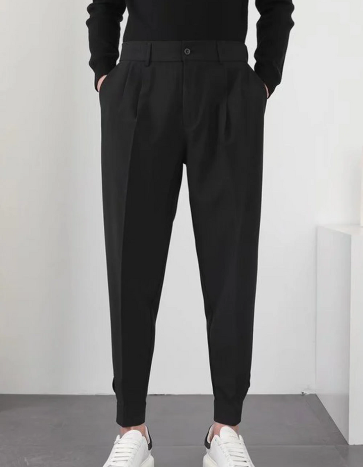 Drune | Herren High-waist Hose Bequeme
