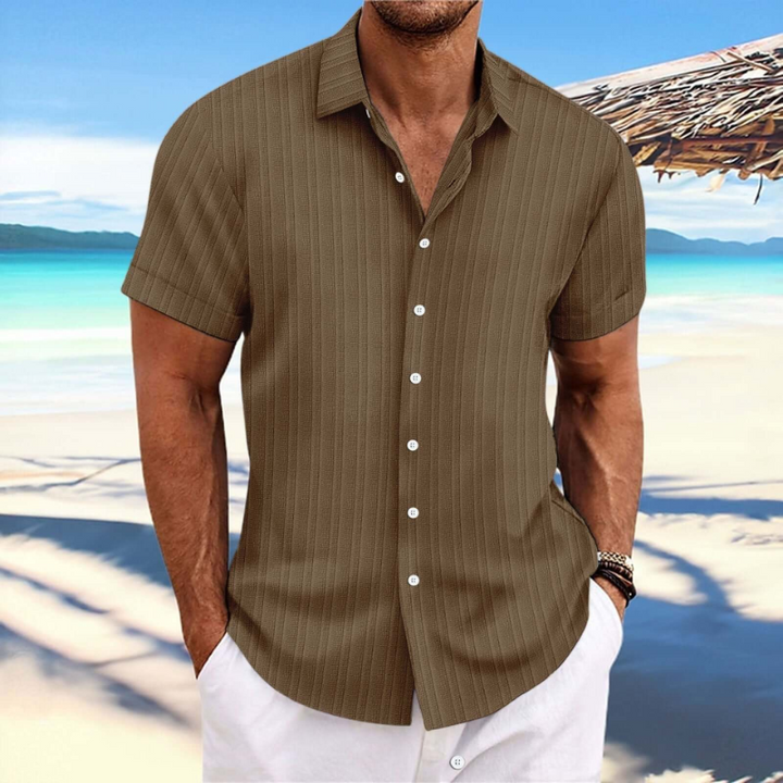 Drune | Herren Kurzarm Hemd Sommer