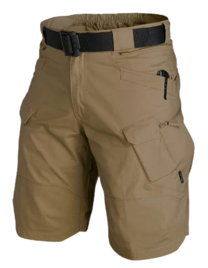 Drune | Herren Bequeme Cargo Shorts Schwarz