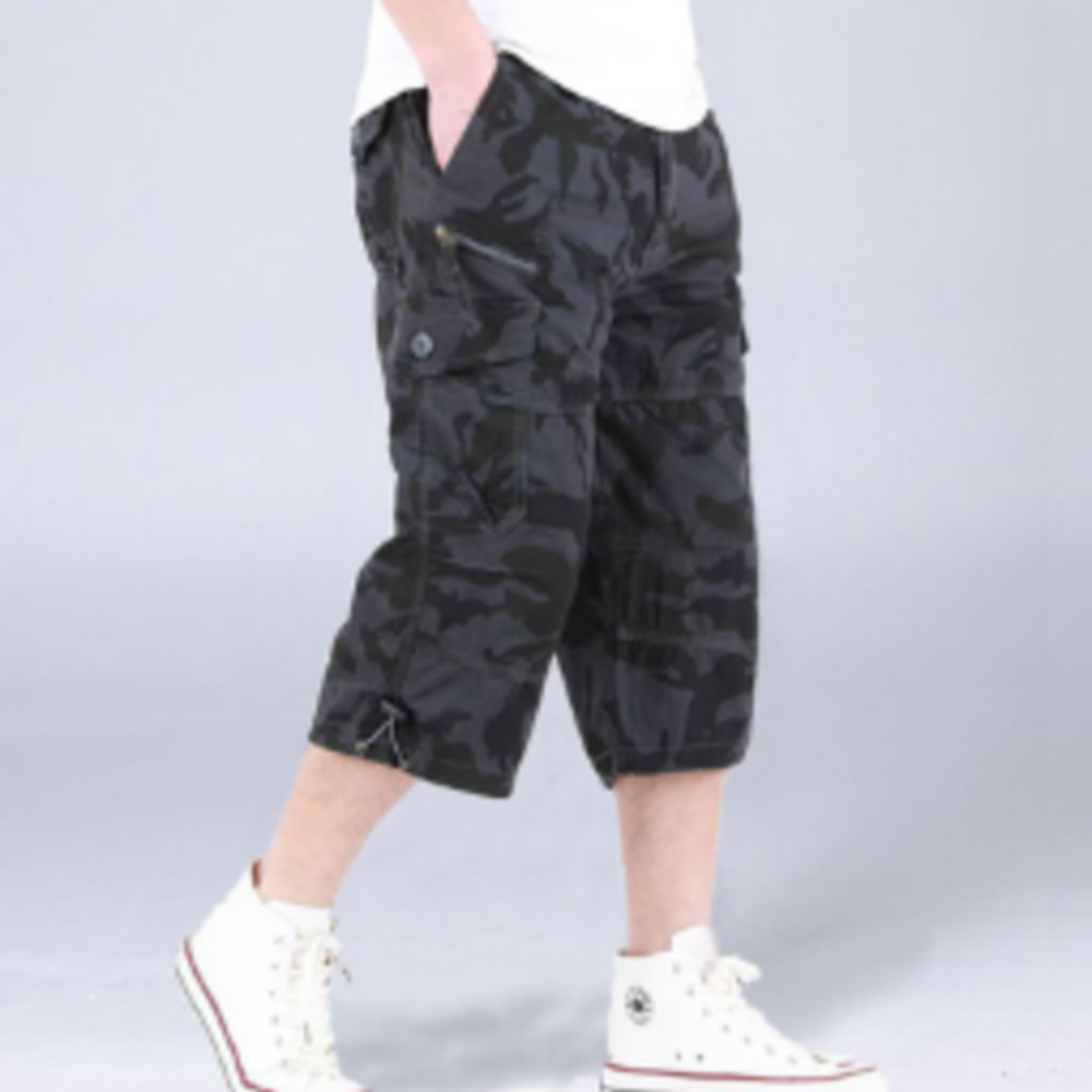 Drune | Herren Bequeme Cargo Shorts
