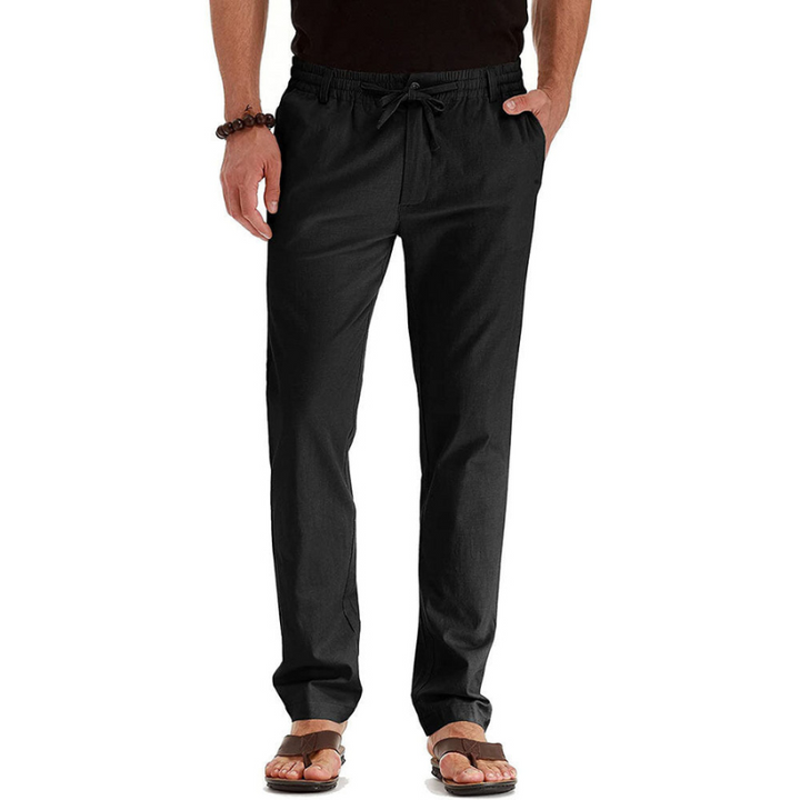 Drune | Herren Sommer Hose Schwarz