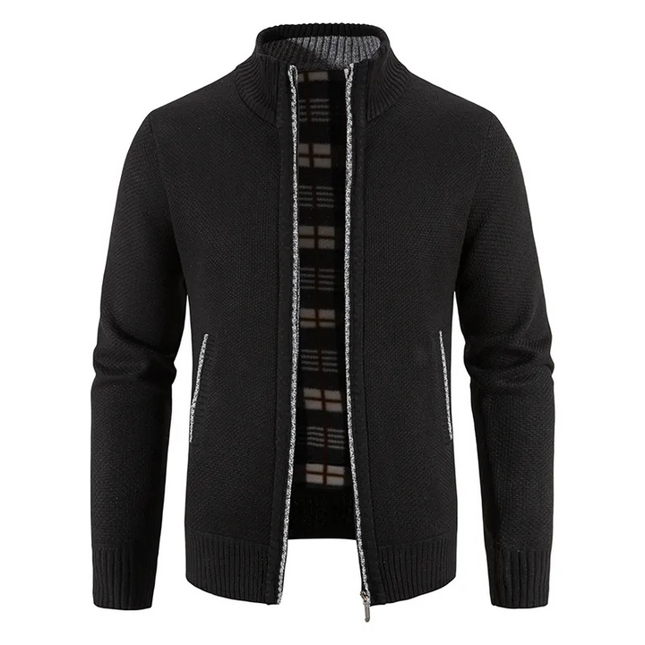 Drune | Herren Strickjacke Mit Reißverschluss Trachten