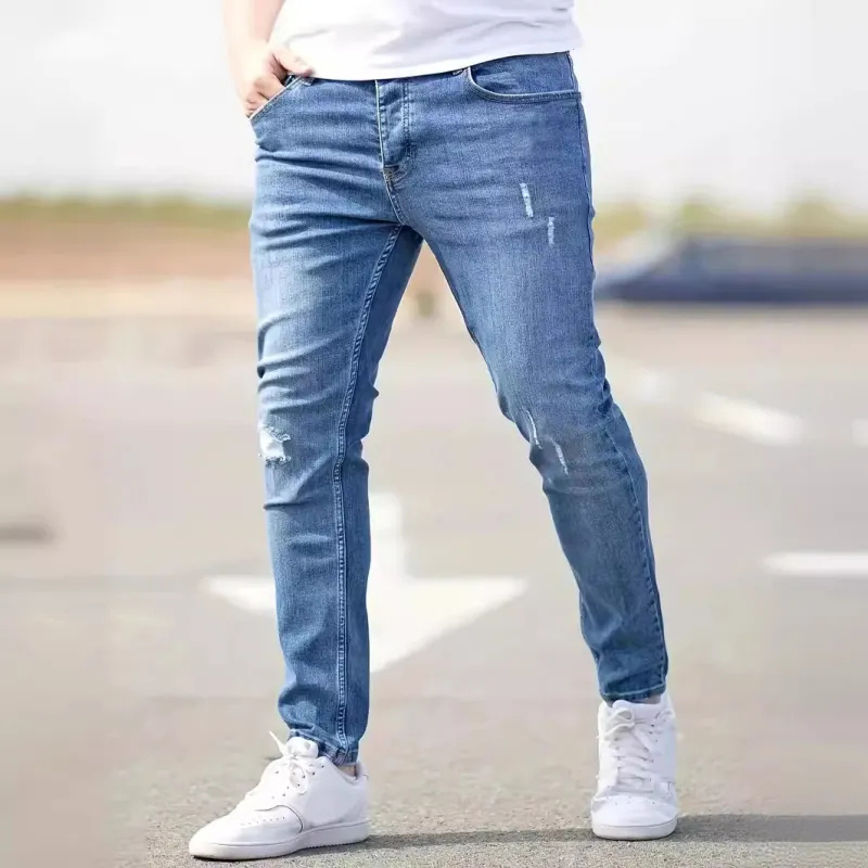 Drune | Herren Slim Fit Jeans Grau