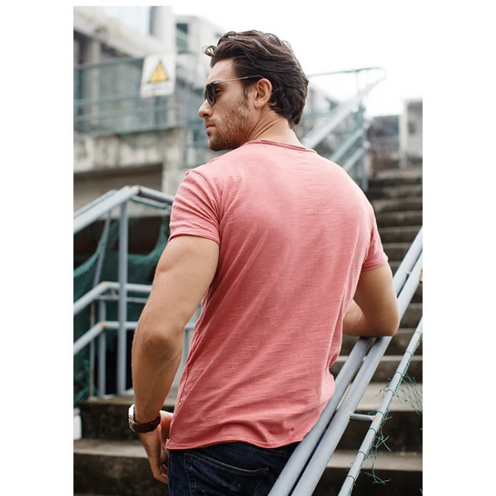 Drune | Herren Slim Fit T-shirt Kurzarm