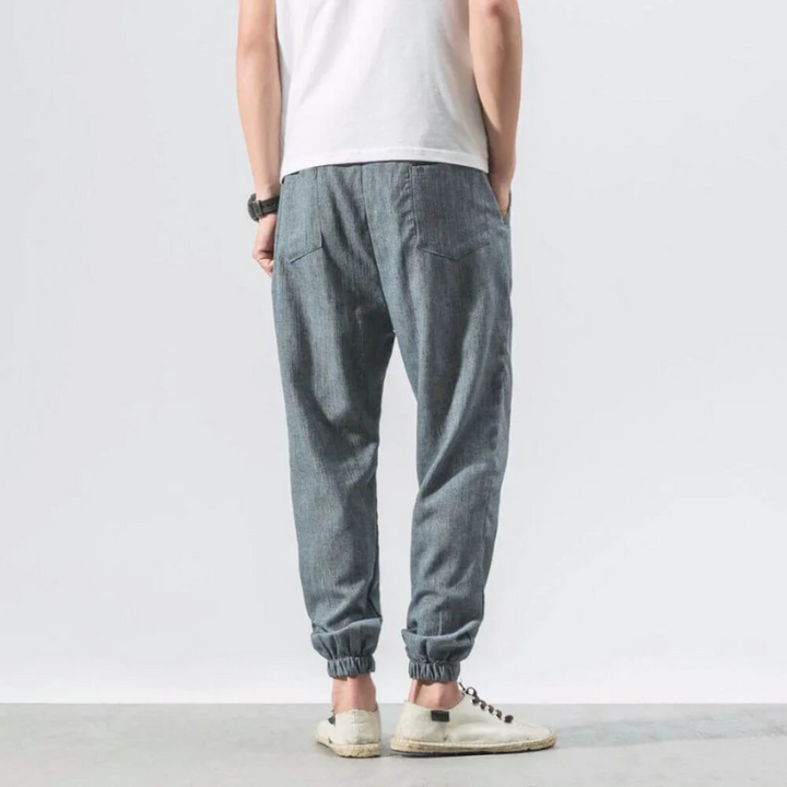 Drune | Herren Sommer Hose Schwarz