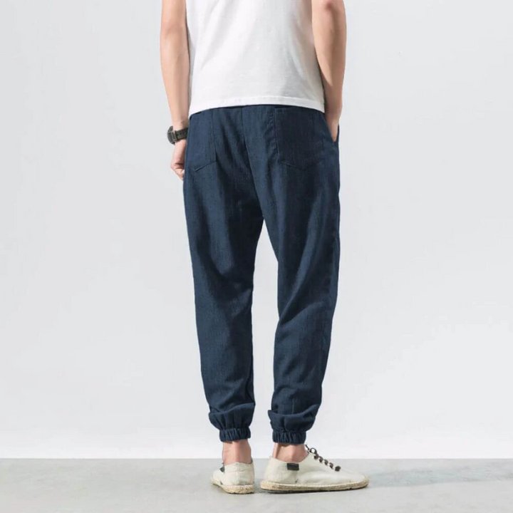 Drune | Herren Sommer Hose Schwarz