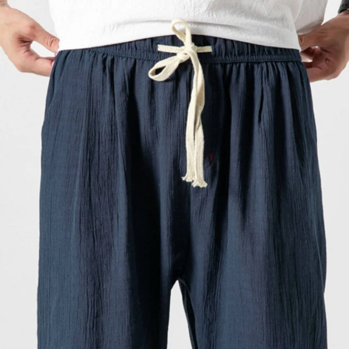 Drune | Herren Sommer Hose Schwarz