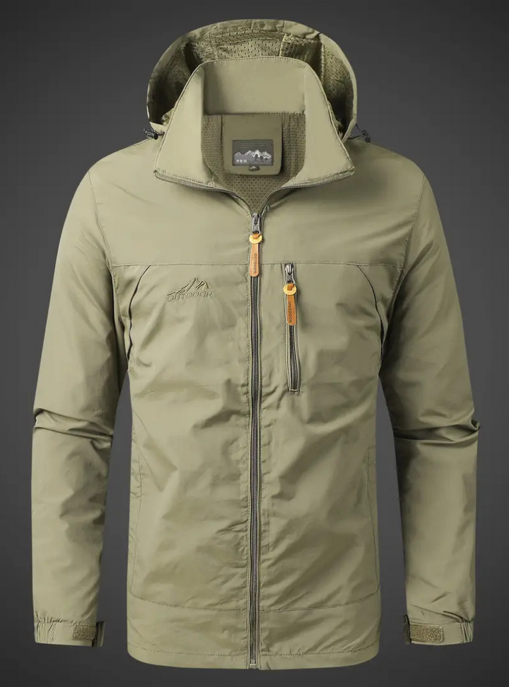 Drune | Herren Wasserdicht Regenjacke Atmungsaktiv